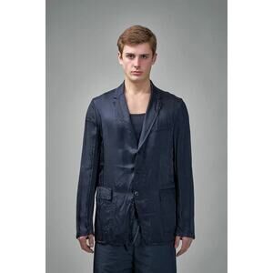 Dries van Noten Mens Bilbo Jacket in Navy 52 Large